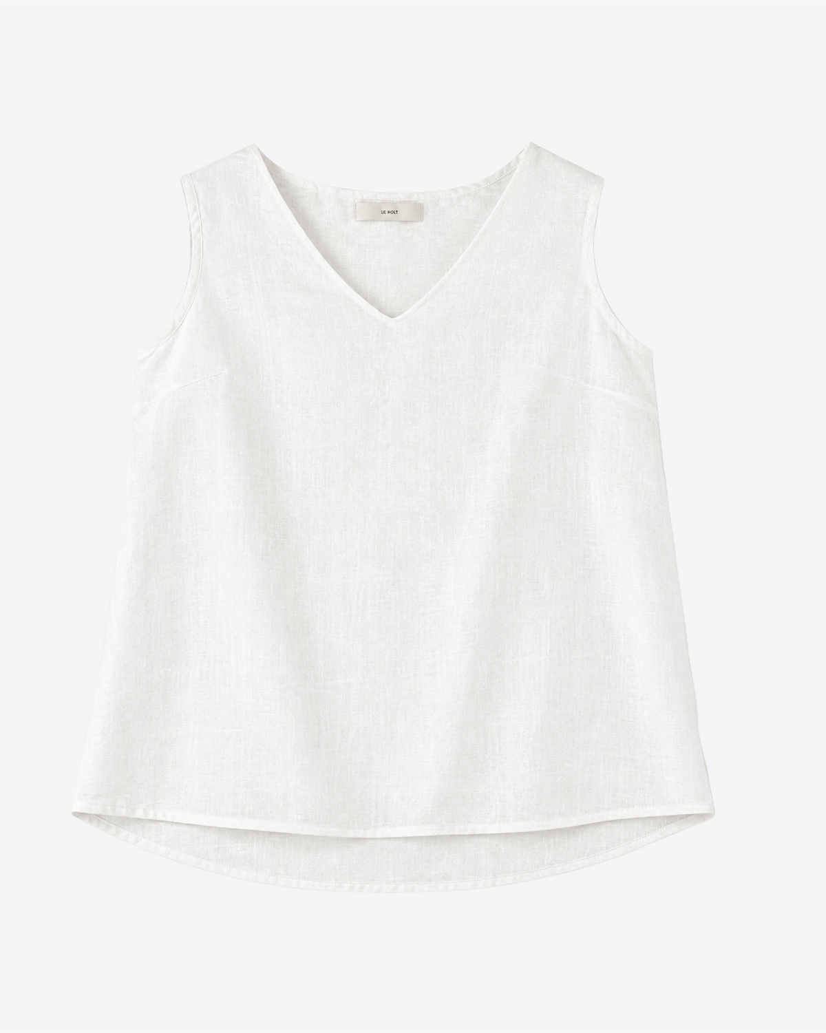 Sleeveless Linen Top